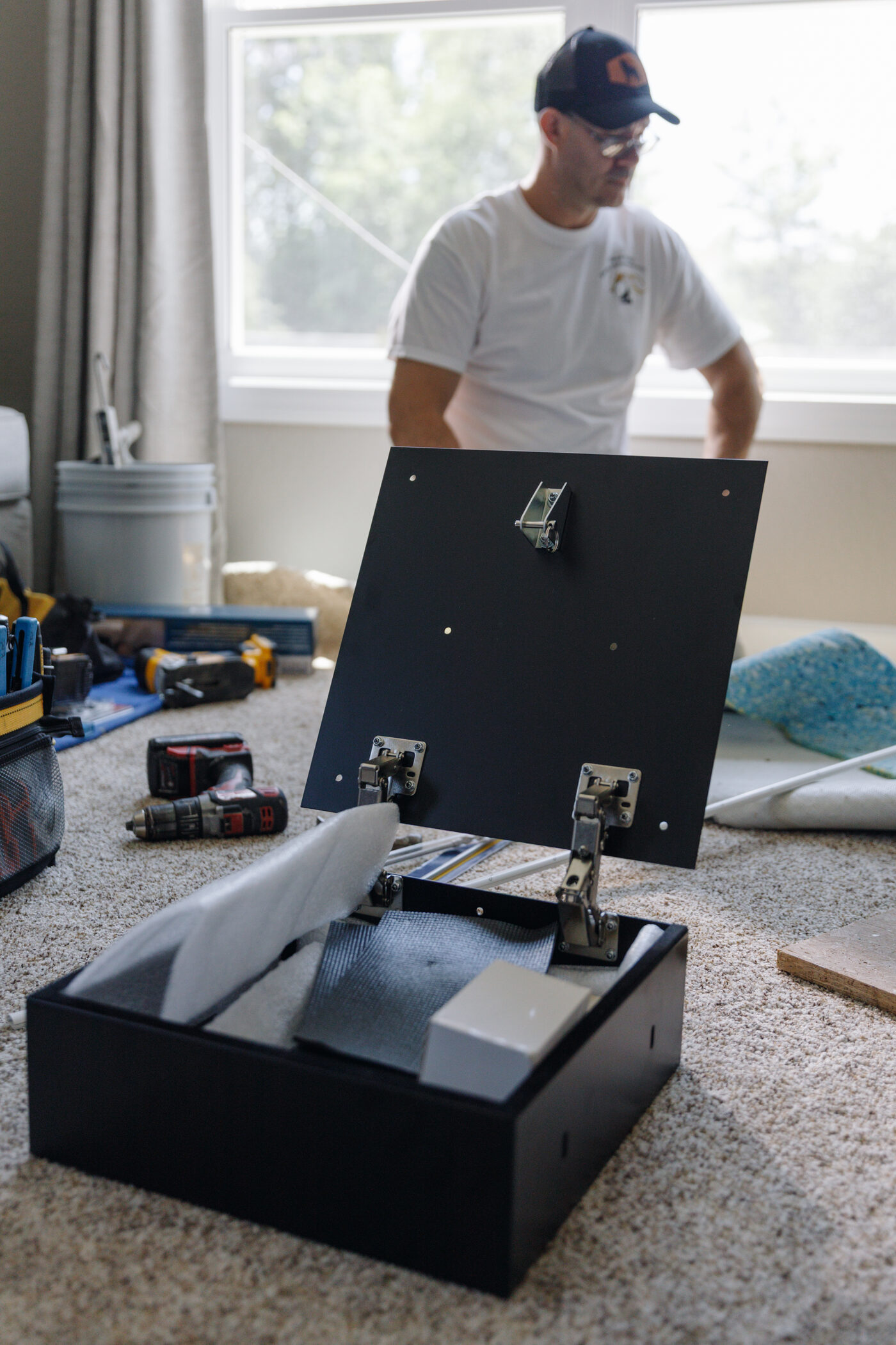 Open FloDo unit during home install